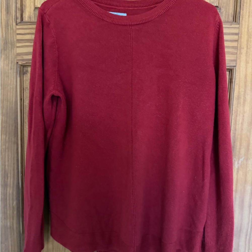 Croft & Barrow Vibrant Red Knit Top